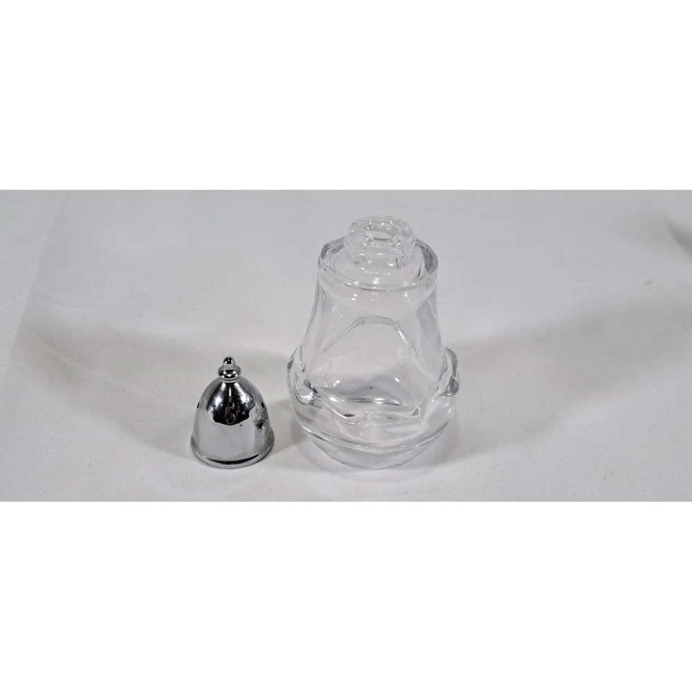 Vintage FOSTORIA Salt & Pepper Shaker Set Century With Metal Lids - Circa 1950s